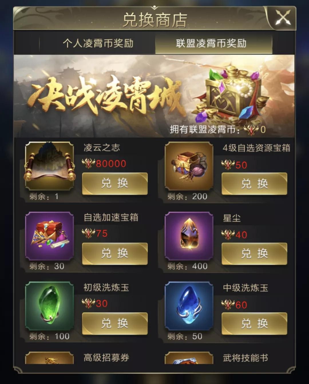 所兑换的物品归属于个人