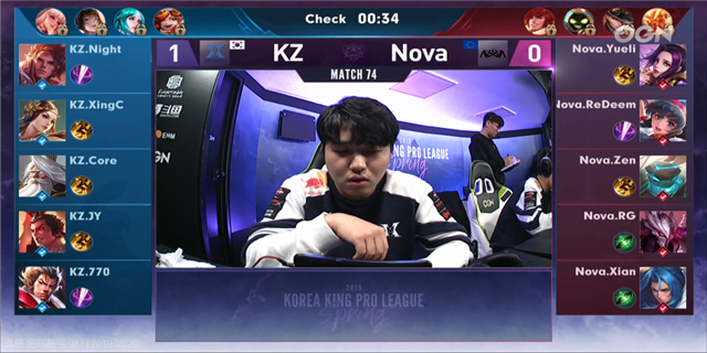 krkpl快讯:770,xingc野辅联动默契无间,jy化身砍王零封nova