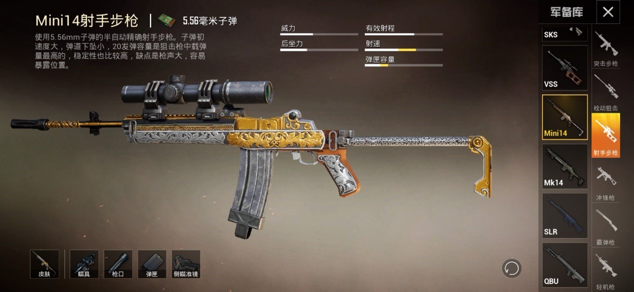 【攻略】外称迷你实则霸道,千里追击钉魂枪—mini14攻略详解