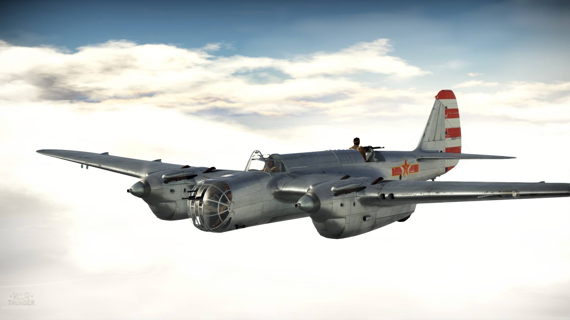 图:游戏《战争雷霆》里的sb2轰炸机,不过解放军并未装备过sb2,八一