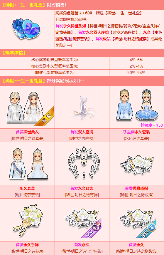 《QQ飞车》开稀世一生一世礼盒得永久双人座椅时空之恋座椅