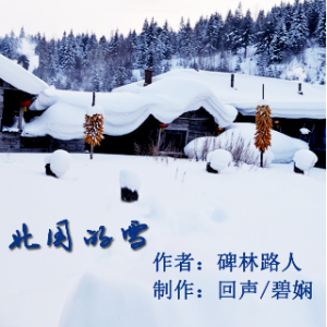 北国的雪(热度:72)由黄玫瑰（乐诵）翻唱，原唱歌手作者：碑林路人