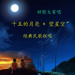 望星空+十五的月亮(热度:24)由平易近人翻唱，原唱歌手董文华/阎维文