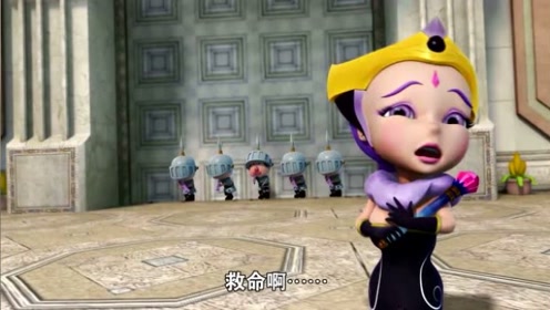 猪猪侠:白雪王后被变成了怪兽,还被士兵们追击,它好伤心难过!