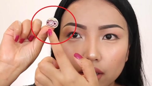 全眼美瞳到底有多恐怖?国外女孩作死尝试,带上后效果骇人!