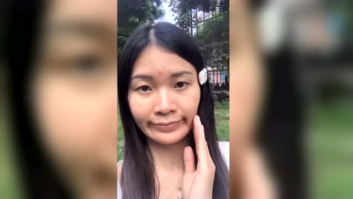 老大妈化妆后,让小伙子都不淡定了,美如西施!