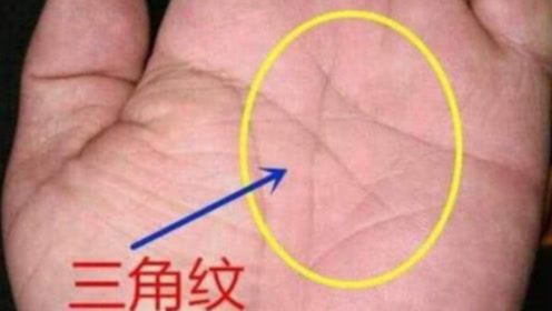 手掌有"三角纹"的人,十有八九是富贵命,吉人天相,财源滚滚