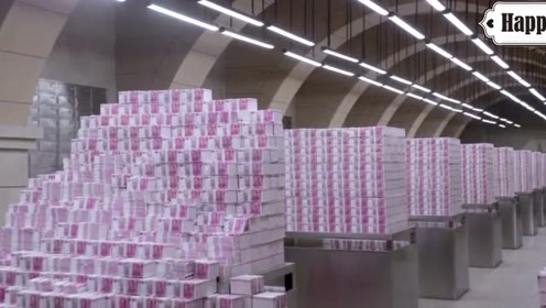 10亿的现金有没有见过,现在让你大开眼界,满屋子都是钱