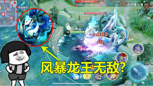 王者荣耀:新赛季拿到风暴龙王就能赢?队友不敢打,谁打谁逆风