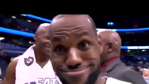 盘点nba中搞笑明星,詹姆斯这表情包太有魔性了