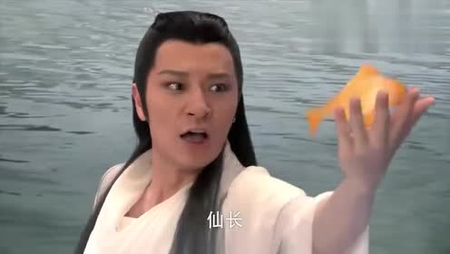 剑侠:吕洞宾勇闯地府夜沼,为救银黛大战地蟒,成功抓得金鲤鱼