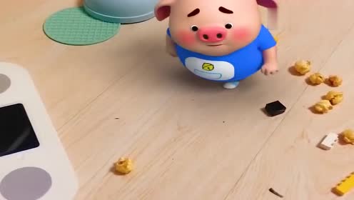 猪小屁趴在地上哭,妈妈只顾垃圾,毫不关心猪小屁!