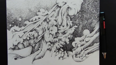 艺术生的点绘神器,有了这笔,这种点绘画法简单轻松,解放你的手
