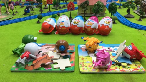 海底小纵队超级飞侠比拼图谁会赢得奇趣蛋呢？