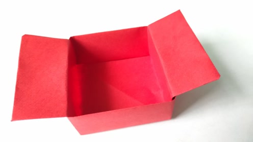 可爱小篮子折纸,教你一款简易收纳盒