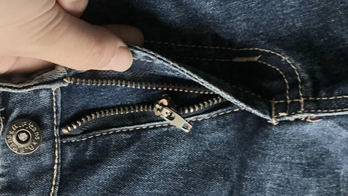 裤子拉链坏了怎么办?用这窍门不用换,剪一刀就修复,和原装一样