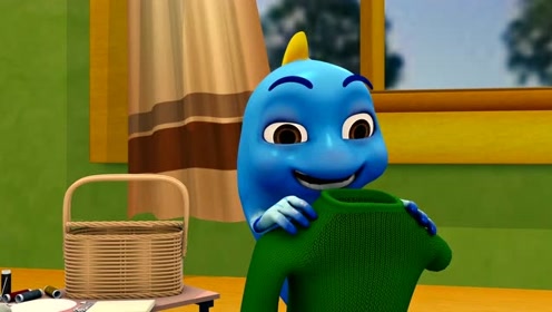 跳跳鱼世界4 第9集看点 菲乐织毛衣糗事百出，菲宝研制毛衣编织器！