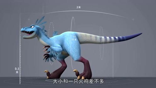 恐龙日记:伶盗龙的前腿长满羽毛,但它并不会飞