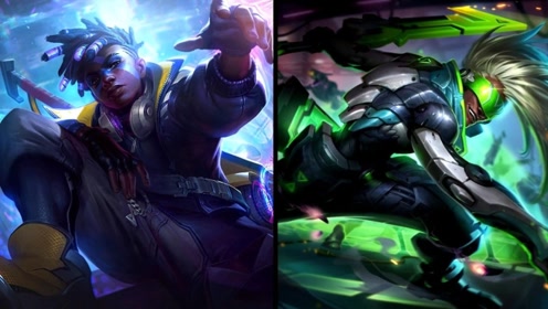 lol:真实伤害艾克 vs 源计划艾克 你更喜欢哪款皮肤?