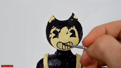 手办一个班迪与墨水机器中的面具班迪,然后绘画,喜欢吗?