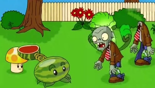 植物大战僵尸:小蘑菇丁给僵尸带路