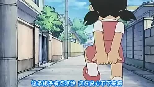 大雄与静香互换身体!模仿静香走路!姿势简直辣眼睛