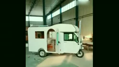 三轮房车都可以定制!以后我们就不用愁没车没房了