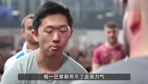 国外扇耳光大赛,每一巴掌都用尽全身力气,看着都疼