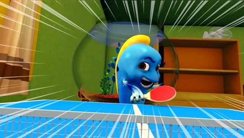 跳跳鱼世界4 第15集看点 兵乓球“大魔王”来啦！菲乐拼尽全力迎战！