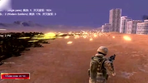 史诗战争：燕双鹰用一把98K挑战2000美国特种兵，能吃鸡吗？