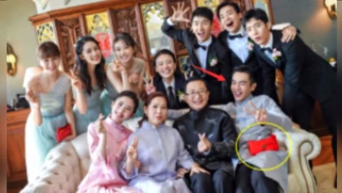 张若昀唐艺昕大婚,收到红包后张若昀眼神直盯着岳父看
