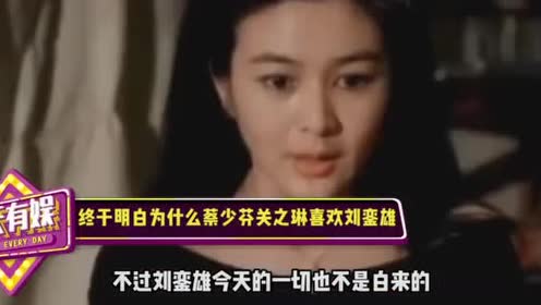 蔡少芬关之琳曾疯狂迷恋刘銮雄全因这一点,钱不钱的无所谓