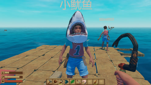 钓鱼翁捕鱼木筏_木筏漂流记_漂流岛征服记2