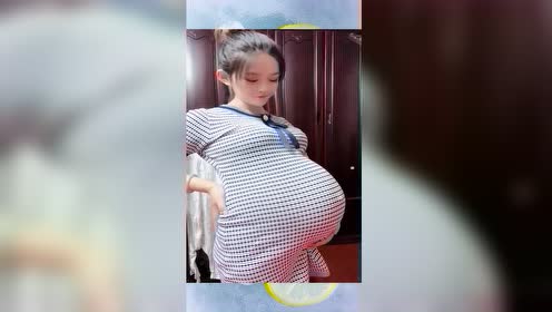 孕妇这么漂亮的孕妇,肚子又大又圆,皮肤保养的真好