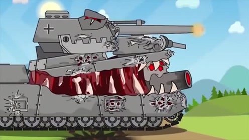 坦克世界:kv44被击中了