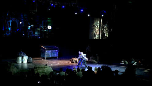 美国洛杉矶环球影城特效表演：演员特技表演