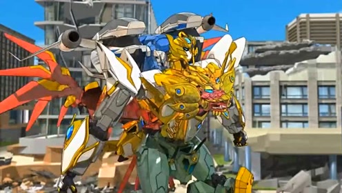 神兽金刚第三季：刑天已经被制服，小精灵在劝说赶紧回古迹元！