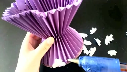 幼儿手工教程 教你折漂亮的小花篮,折法简单易学,喜欢的收藏