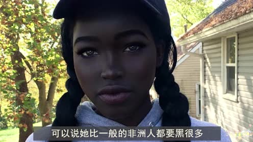 非洲最美的"黑女孩",五官玲珑精致,成为最黑的女网红!