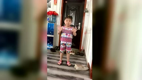 东北萌娃李欣蕊,这操作厉害了,网友:太有才了!