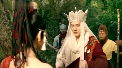 西游记女儿国:唐僧一句阿弥陀佛,被颖宝一巴掌扇蒙了,孙悟空的表情亮