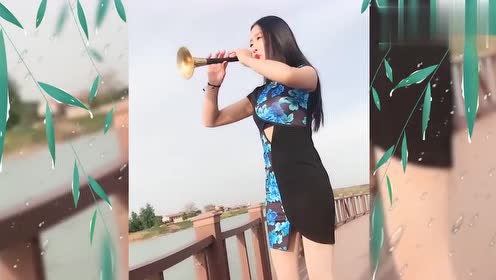 美女歌手唢呐吹奏一首《二泉吟》,人美曲美,越听越喜欢!