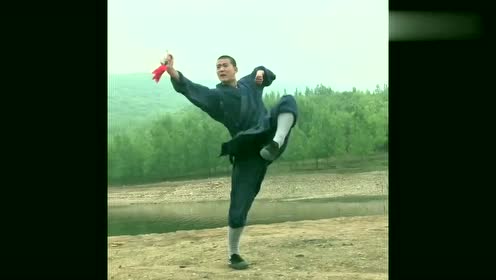 少林七十二绝技之"九节鞭",第一次感觉,拍视频有生命危险
