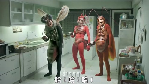 泰国搞笑杀虫剂广告:夸张的巨型蚊虫,脑洞真大