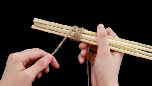 旧筷子不要扔,简单绑一绑,放在厨房里作用大,省钱又实用