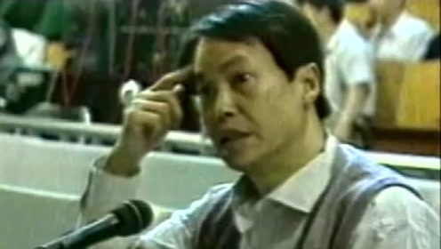 珍贵影像:张子强在警局说出"绑架成瘾"的原因,听后非常愤怒
