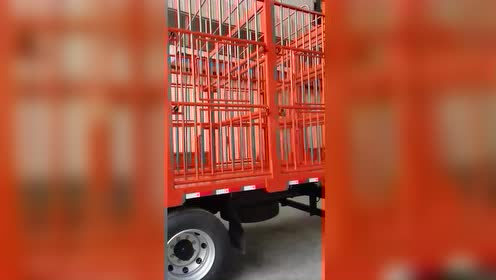 东风多利卡68米畜禽运输车,拉猪车,拉羊车