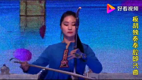 剧团美女徐小丹独奏《秦腔即兴曲》,旋律婉转流畅,真是天籁之音