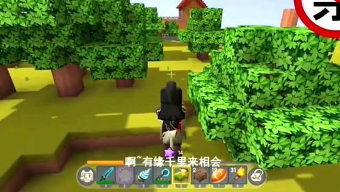 迷你世界:终于在荒岛找到小宇姐姐,真不容易太难找了
