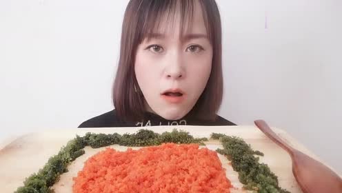 声控吃播:海葡萄咯吱咯吱的爆破食音超解压,戴耳机试听一下!